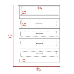 Two Piece White Bedroom Set