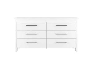 Two Piece White Bedroom Set