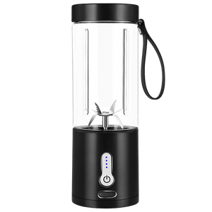 530ML Electric Juicer Portable Smoothie Blender USB Rechargeable Food Processor Fruit Mixer Machine Mini Juicer Blender Cup Portable Juicer For Travel USB Electric Blender Fruit Smoothie Blender Machine Personal Food Processor Juicer