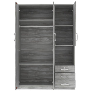 2 Doors Wardrobe Storage For Bedroom With Shelves And 3 Drawers by Couch.com