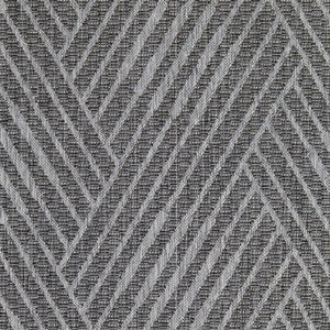 5' X 8' Gray Geometric Stain Resistant Indoor Outdoor Area Rug
