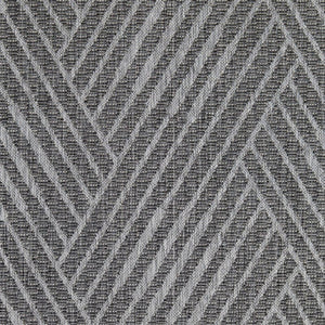 5' X 8' Gray and Blue Geometric Stain Resistant Indoor Outdoor Area Rug