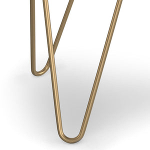 Patrice - Handcrafted Metal And Wood Accent Table by Couch.com