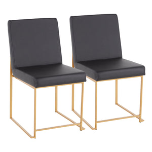 Fuji - Contemporary Stylish Frame, High Back Dining Chair (Set of 2) by Couch.com