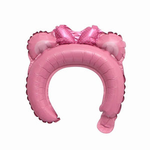 Aluminum film balloon push mobile headdress