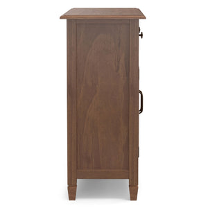 Connaught - Entryway Storage Cabinet - Medium Saddle Brown by Couch.com