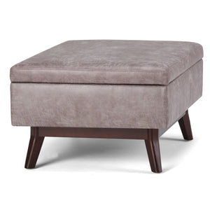 Owen - Upholstered Rectangular Storage Ottoman by Couch.com
