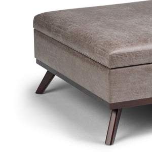 Owen - Multifunctional Square Coffee Table Storage Ottoman by Couch.com