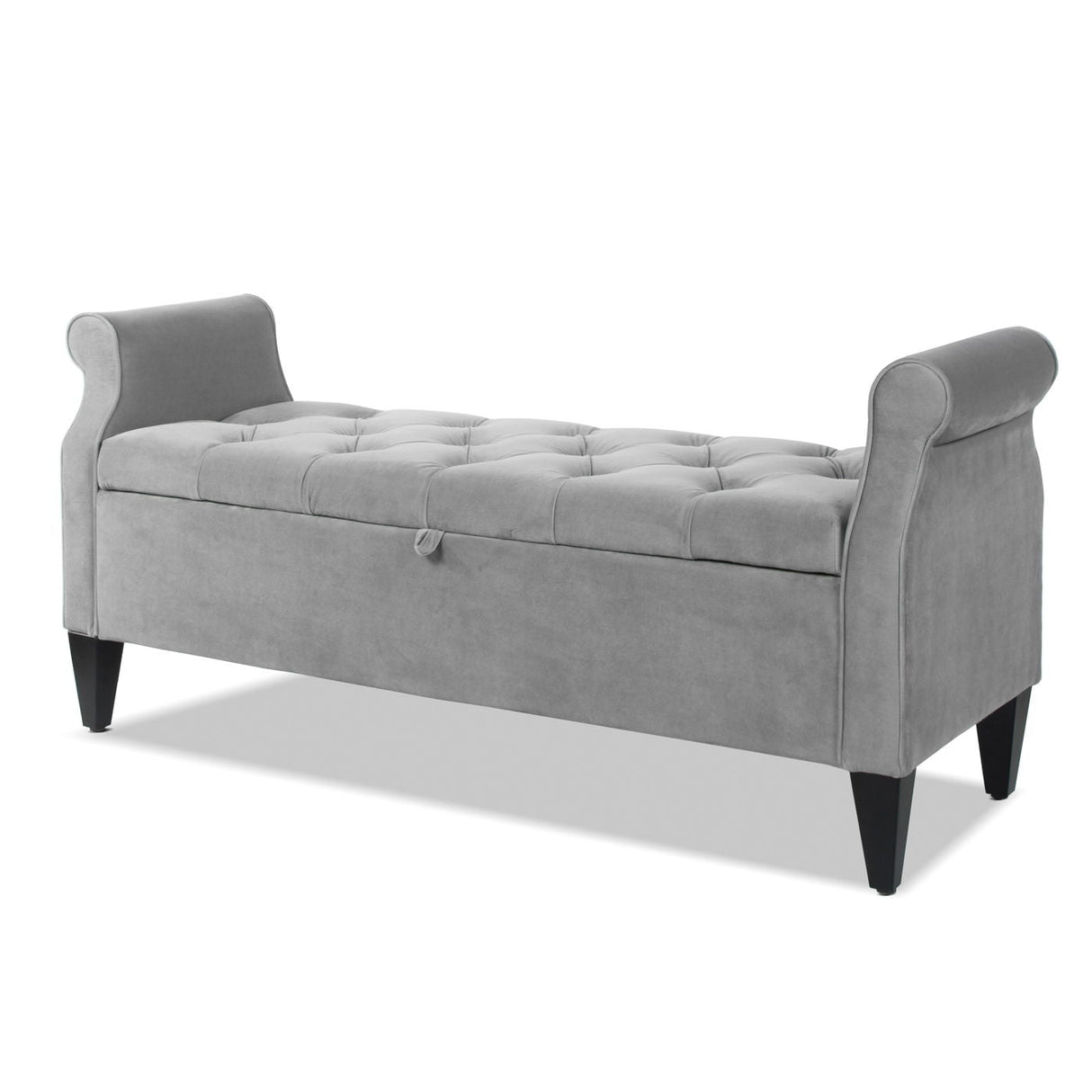 Jacqueline - Tufted Roll Arm Storage Bench by Couch.com