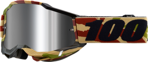 100% Accuri 2 Goggles - Mission - Silver Flash Mirror 50014-00021