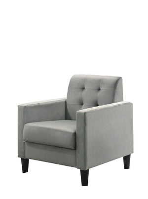 Hale - Velvet Accent Armchair With Tufting by Couch.com