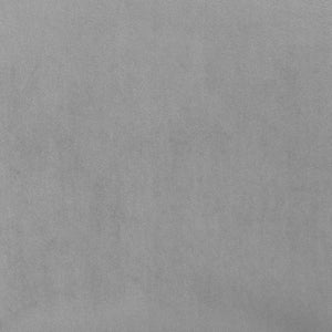 26" Gray and Black Velvet and Steel Low Back Counter Height Bar Chair