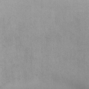 26" Gray and Black Velvet and Solid Wood Low Back Counter Height Bar Chair