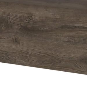 16" Brown Wood One Drawer Floating Nightstand