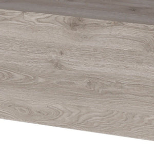 16" Gray Wood One Drawer Floating Nightstand