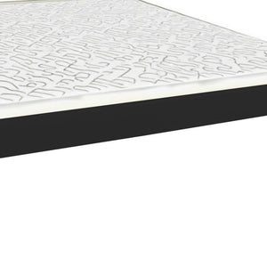 Black Solid Wood Twin Bed Frame