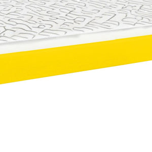 Canary Yellow Solid Wood Twin Bed Frame