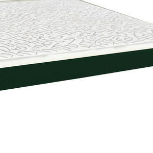 Dark Green Solid Wood Twin Bed Frame