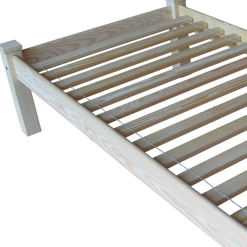 Natural Solid Wood Twin Bed Frame