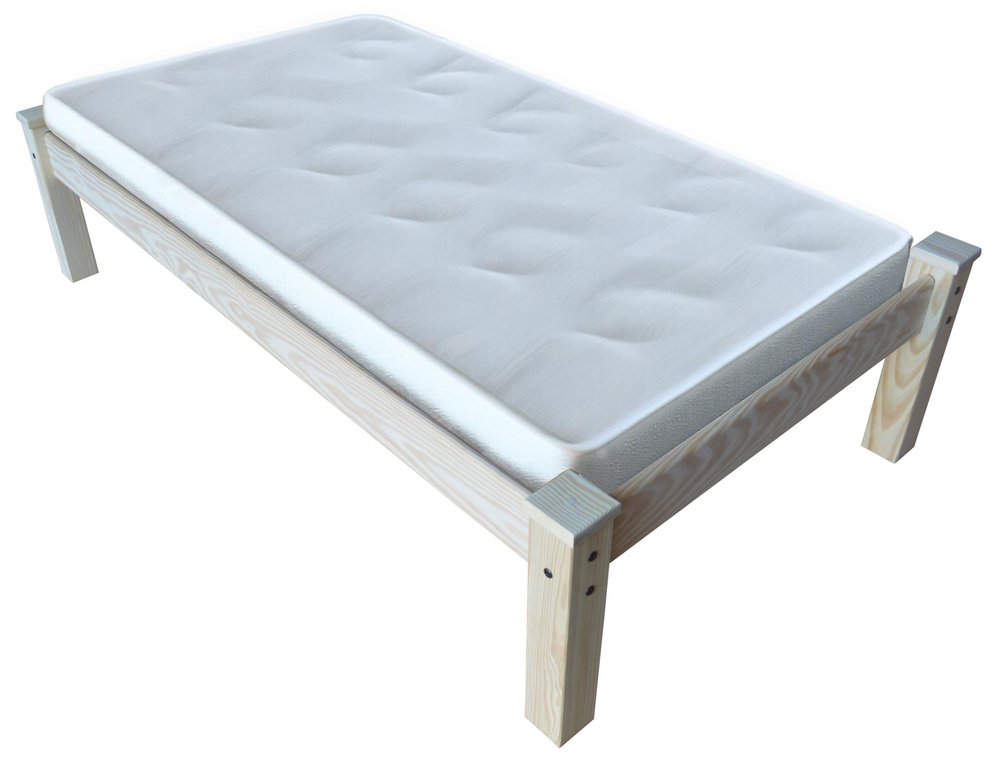 Natural Solid Wood Twin Bed Frame