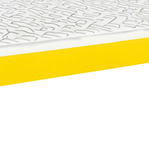 Canary Yellow Solid Wood Queen Bed Frame