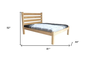 Natural Solid Wood Twin Bed Frame