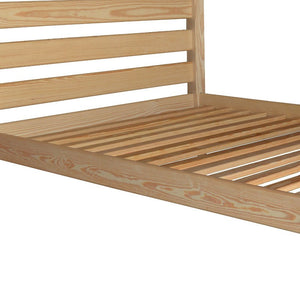 Natural Solid Wood Twin Bed Frame