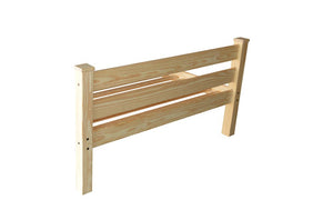 Natural Solid Wood Queen Bed Frame