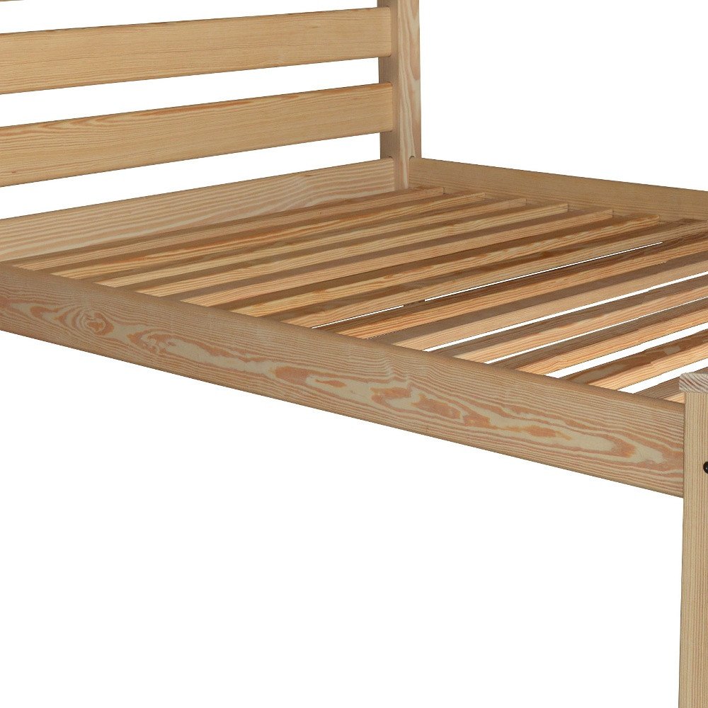 Natural Solid Wood Queen Bed Frame
