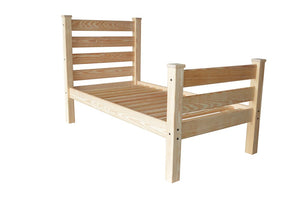 Natural Solid Wood Twin Bed Frame