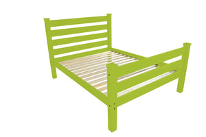 Lime Green Solid Wood Full Bed Frame