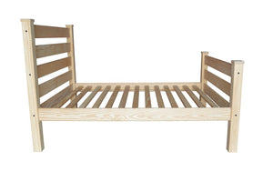 Natural Solid Wood Full Bed Frame