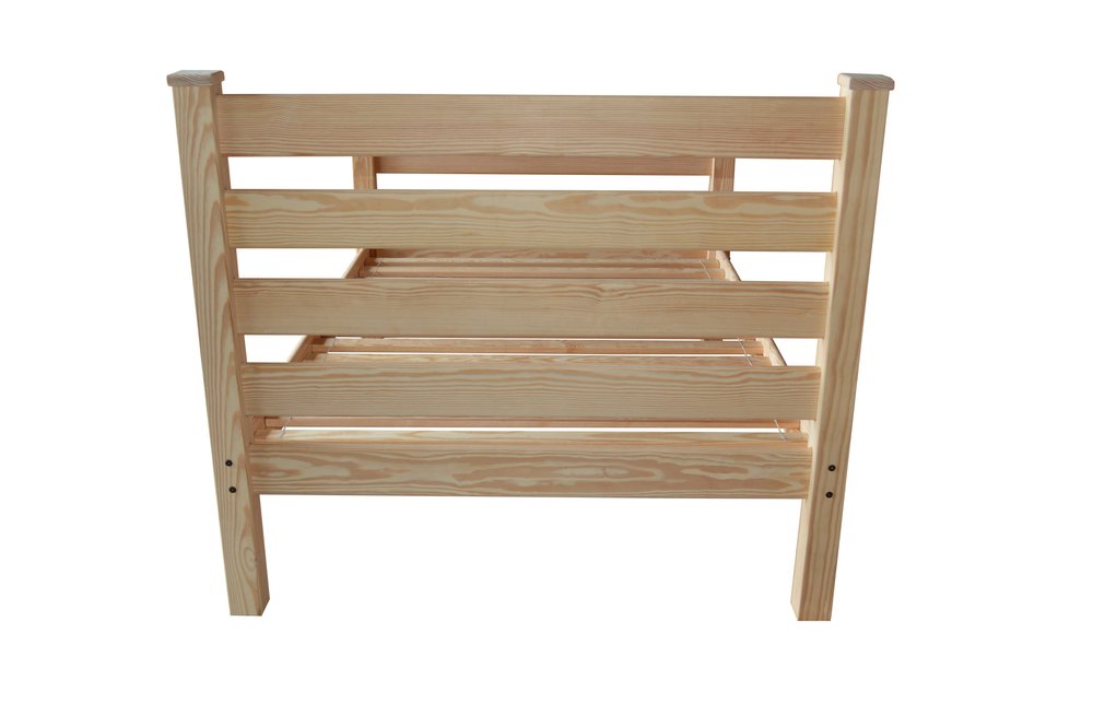 Natural Solid Wood Full Bed Frame
