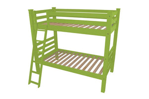 Green Twin Solid Wood Bunk Bed