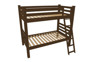 Brown Full Solid Wood Bunk Bed