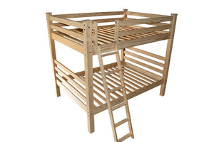 Natural Full Over Full Solid Wood Bunk Bed