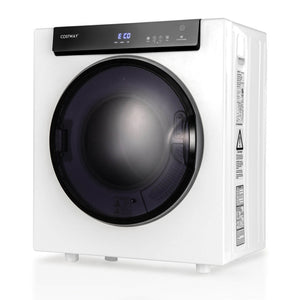3-Piece Laundry room Bundle: Single Bathroom Vanity + Tall Bathroom Floor Cabinet + 2.6 Cu.ft Compact Portable Clothes Dryer