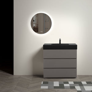 Alice - Bathroom Vanity With Sink, Large Storage Freestanding
