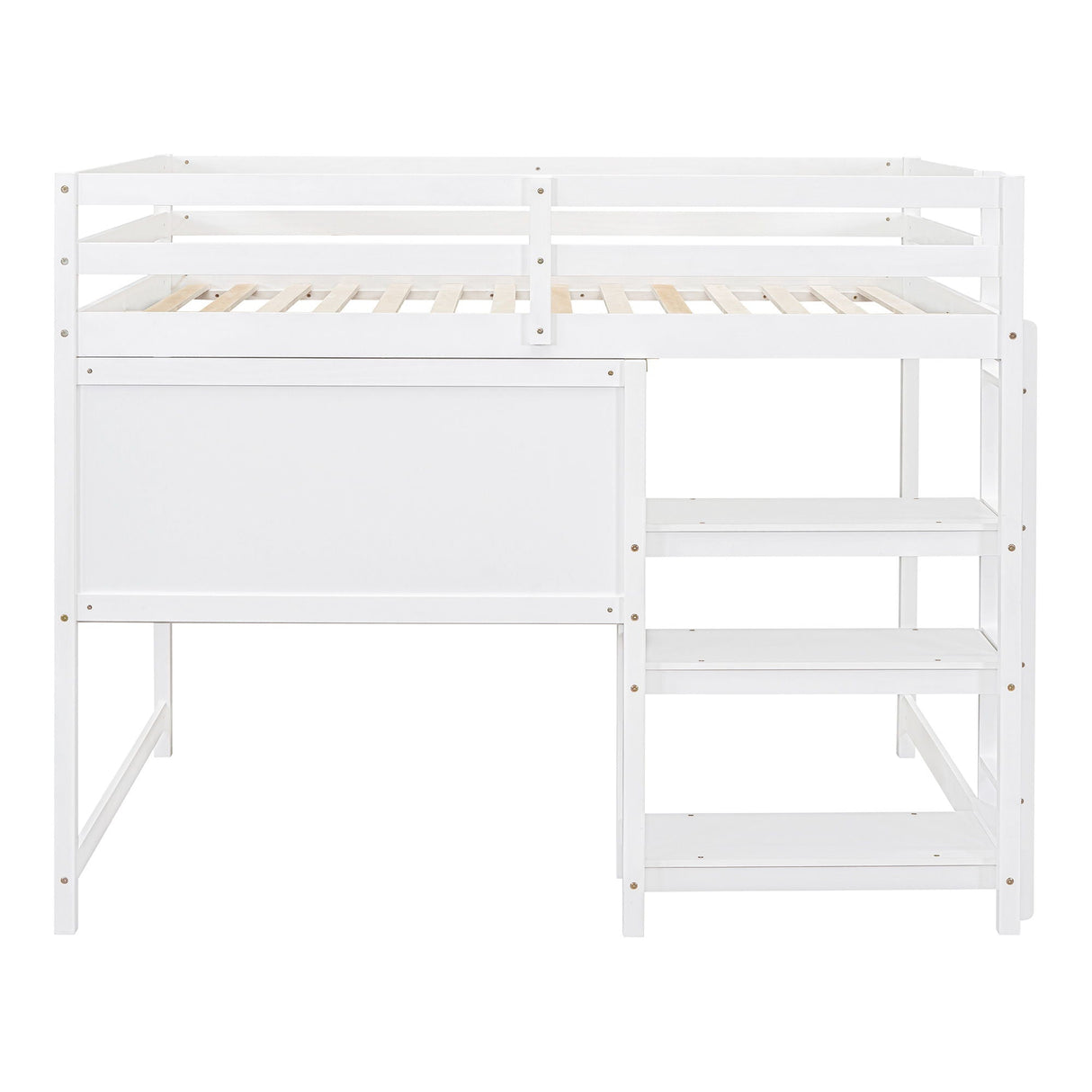 Loft Bed With Shelves, Desk And Writing Board by Couch.com