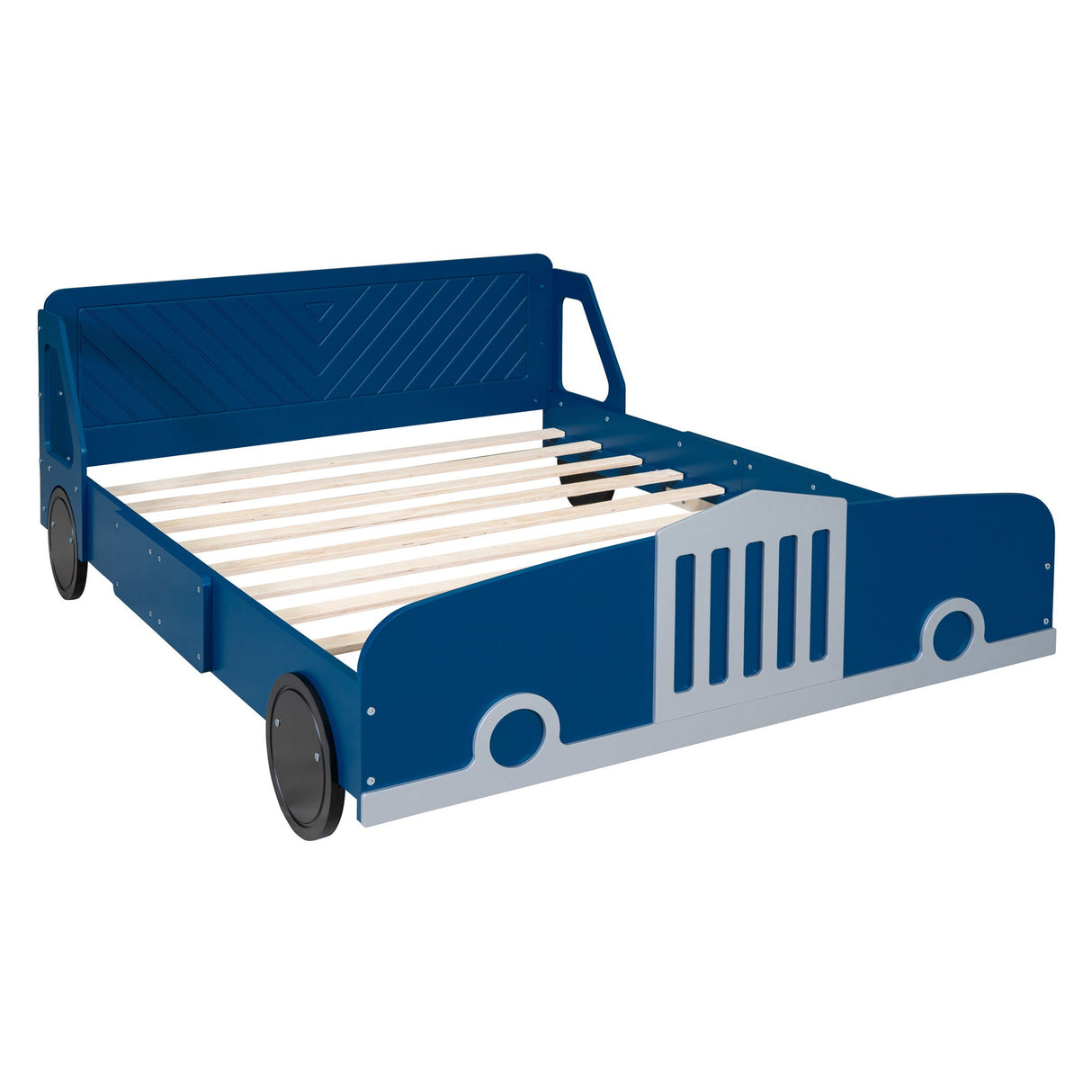 Car Shaped Platform Bed With Wheels by Couch.com