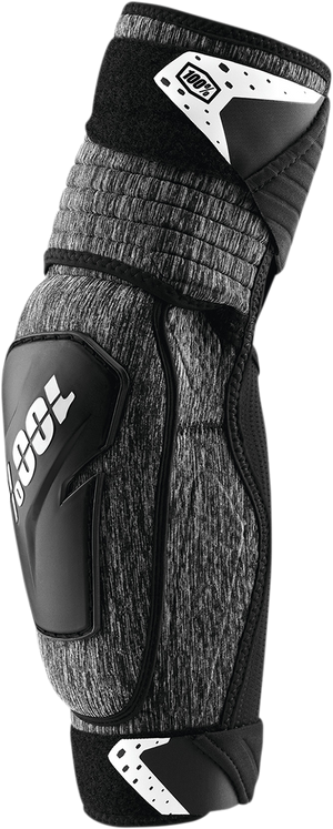100% Fortis Elbow Guards - Gray/Black - S/M 70006-00003