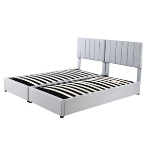 Upholstered Platform Bed With A Hydraulic Storage System by Couch.com