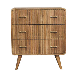 T Bar Ridged Chest - Brown by Couch.com