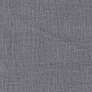 30" Slate Gray And Black Fabric And Steel Bar Height Bar Chair