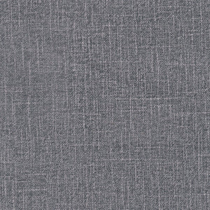 30" Slate Gray And Black Fabric And Steel Bar Height Bar Chair