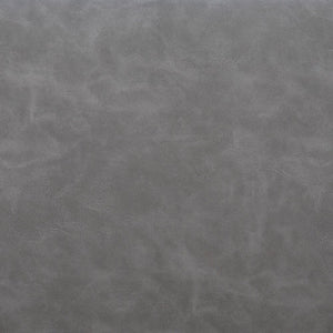 30" Gray And Black Faux Leather And Steel Bar Height Bar Chair