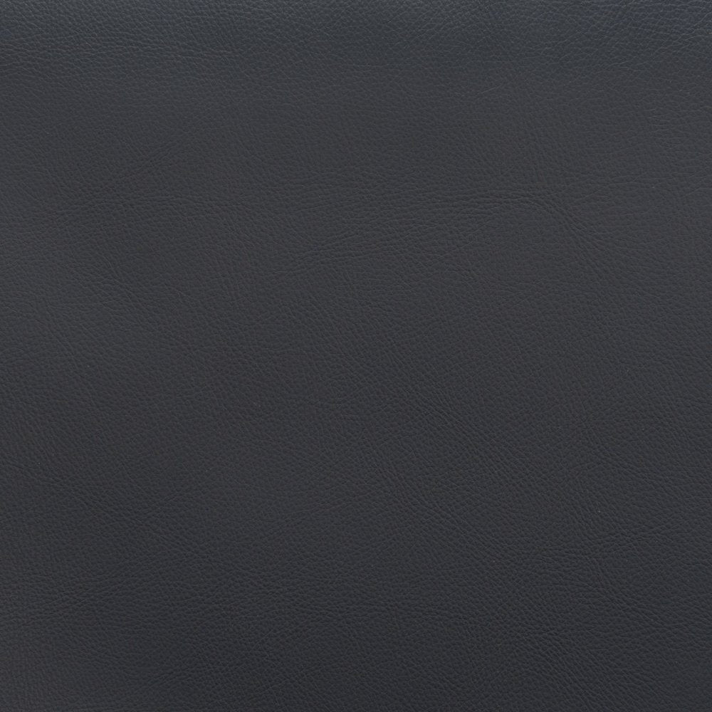 Set of Two 30" Black And Brown Faux Leather And Steel Bar Height Bar Chairs