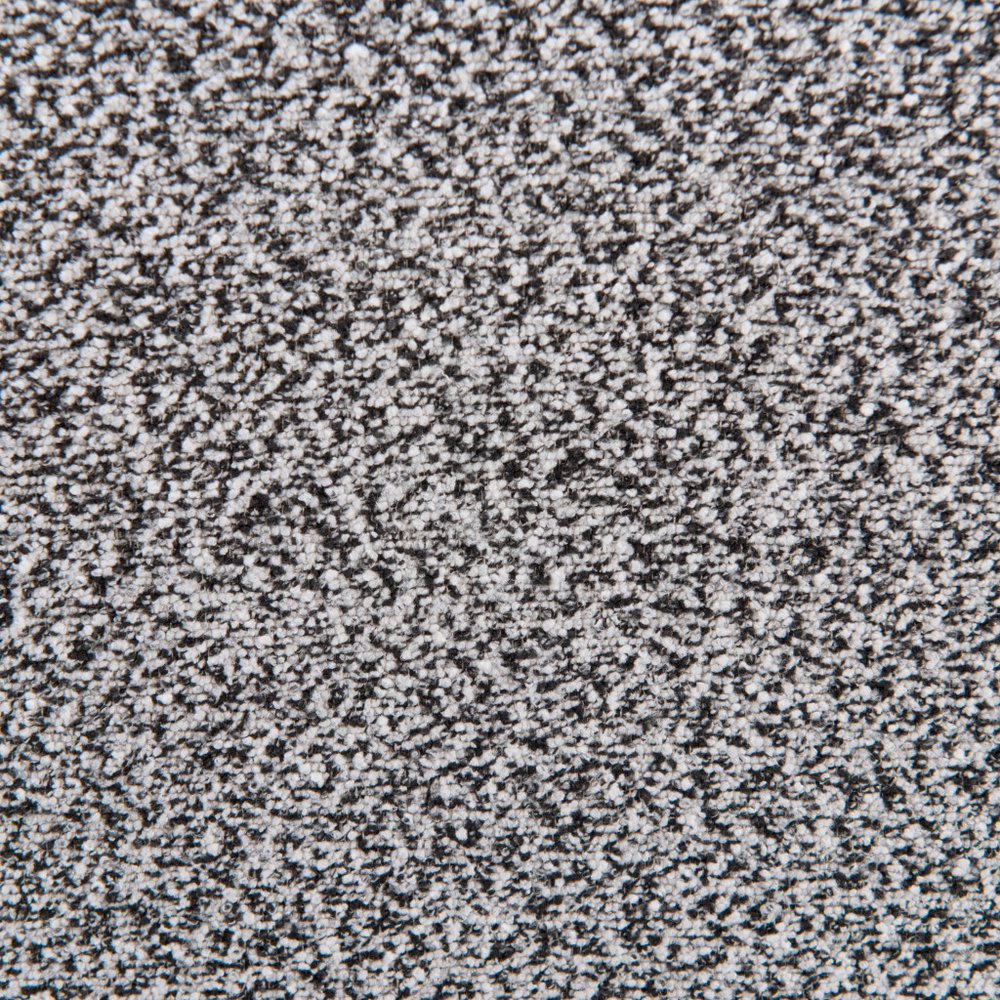 Set of Two 30" Light Gray And Black Shearling And Steel Bar Height Bar Chairs