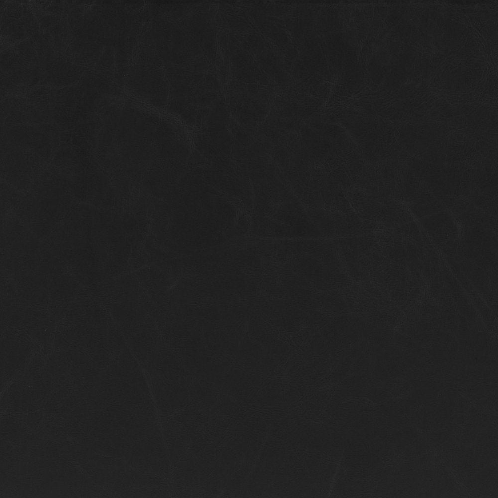 Set of Two 25" Black Faux Leather And Steel Counter Height Bar Chairs