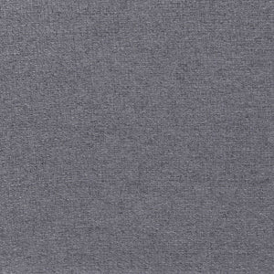 Set of Two 30" Gray And Black Fabric And Steel Bar Height Bar Chairs